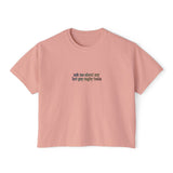 Hot Gay Rugby Boxy Cropped Tee