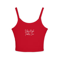 Vibes High Tackles Low Crop Tank