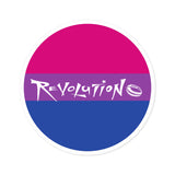 Revolution Bisexual Pride Sticker