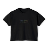 Hot Gay Rugby Boxy Cropped Tee
