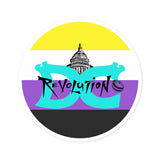 DC Revolution Non Binary Pride Sticker