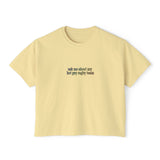 Hot Gay Rugby Boxy Cropped Tee