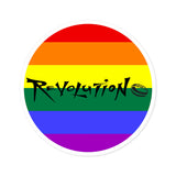 DC Revolution Classic Pride Flag Sticker