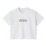 Hot Gay Rugby Boxy Cropped Tee