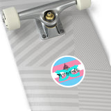 DC Revolution Trans Pride Sticker