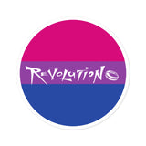 Revolution Bisexual Pride Sticker
