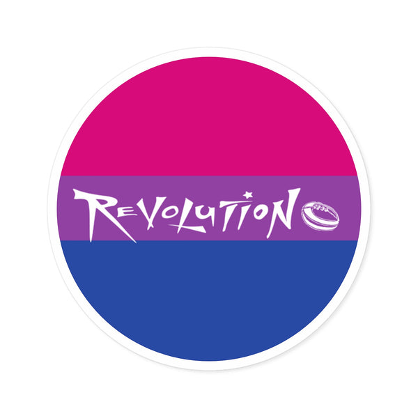 Revolution Bisexual Pride Sticker